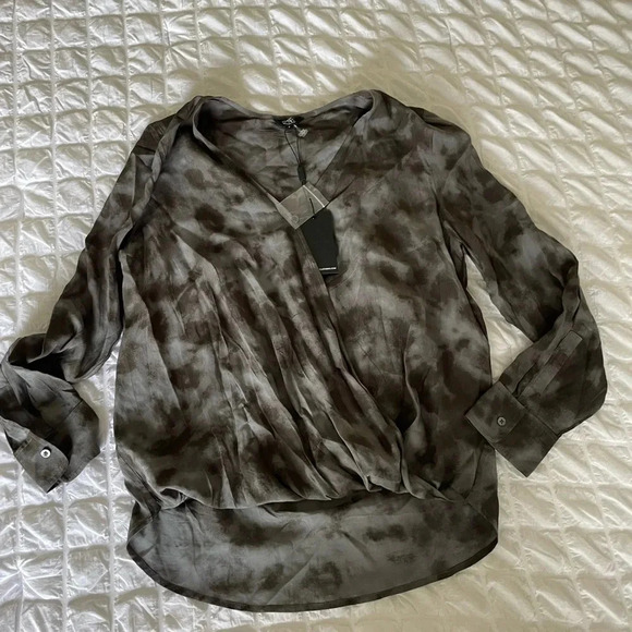 Rails Hillary Slate tie dye blouse - Picture 3 of 13